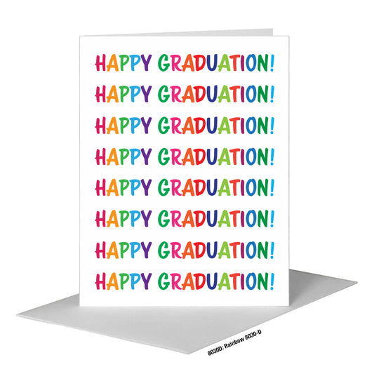 Rainbow, Greeting Card (#8030D), A2 Card Front, www.printedcanvas.com