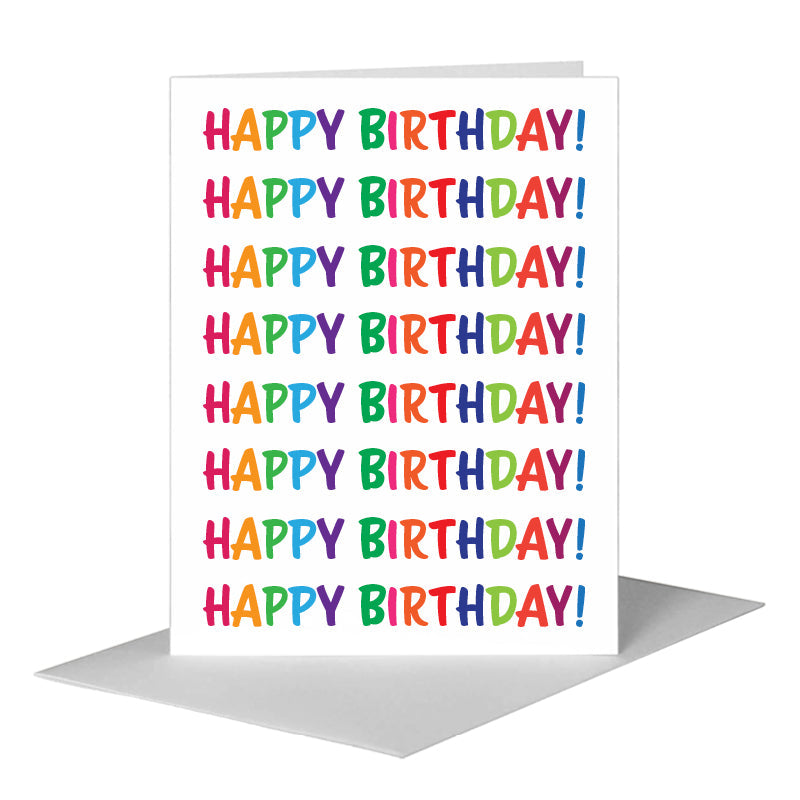 Rainbow, Greeting Card (#8030E), A2 Card Front, www.printedcanvas.com