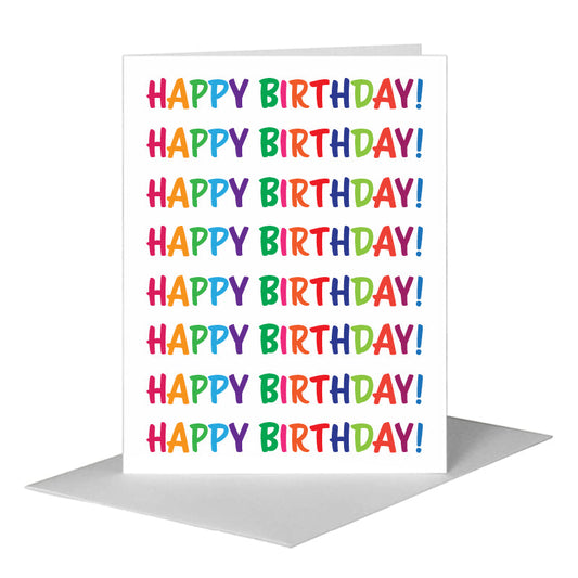 Rainbow, Greeting Card (#8030E) A2 Card Front, www.printedcanvas.com