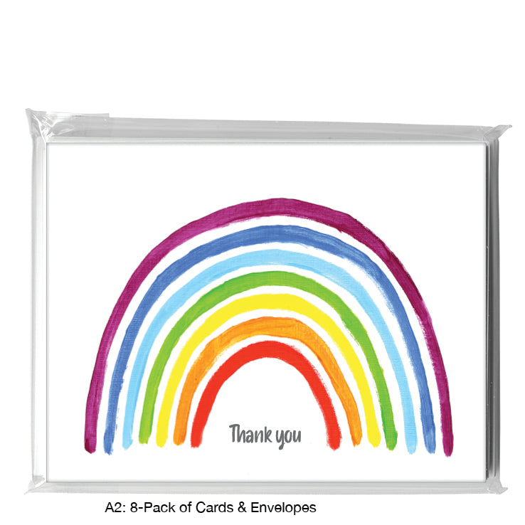 Rainbow, Greeting Card (#8030FA)