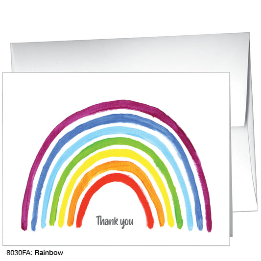 Rainbow, Greeting Card (#8030FA), A2 Card Front, www.printedcanvas.com