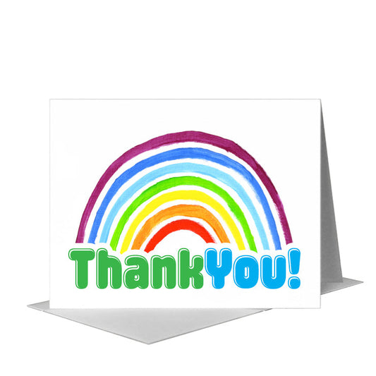 Rainbow, Greeting Card (#8030FC), A2 Card Front, www.printedcanvas.com