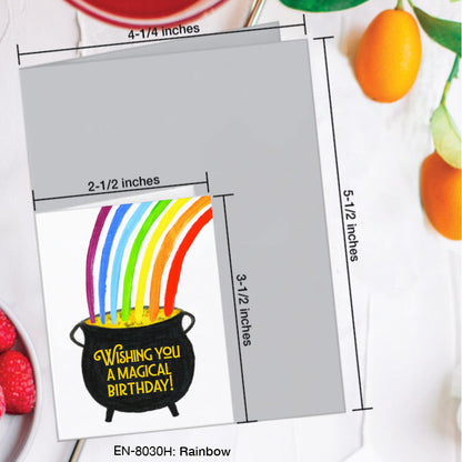 Rainbow, Greeting Card (#8030H)