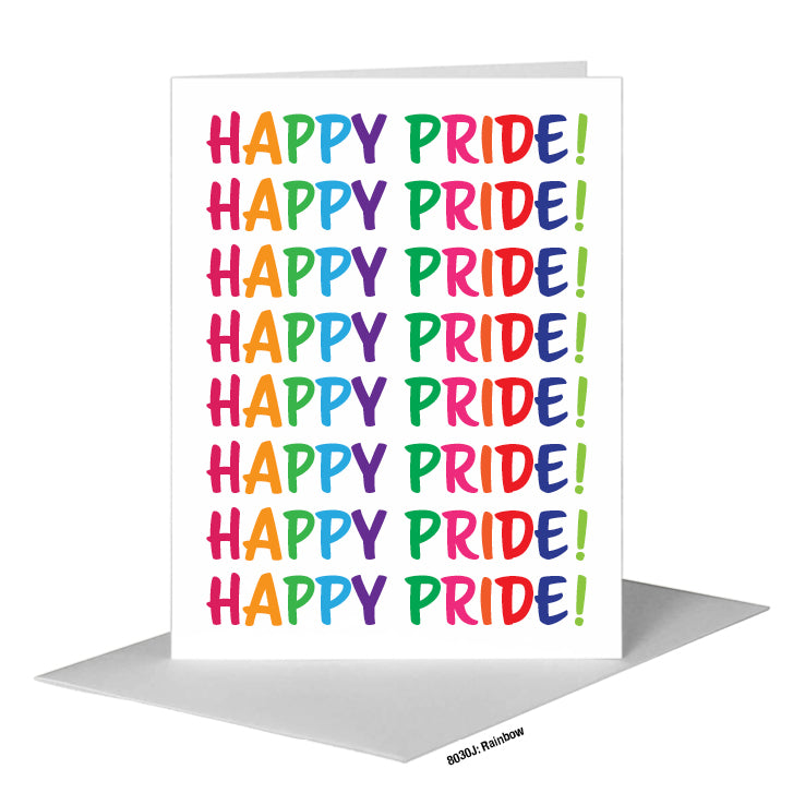 Rainbow, Greeting Card (#8030J)
