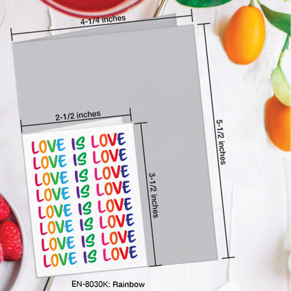 Rainbow, Greeting Card (#8030K)