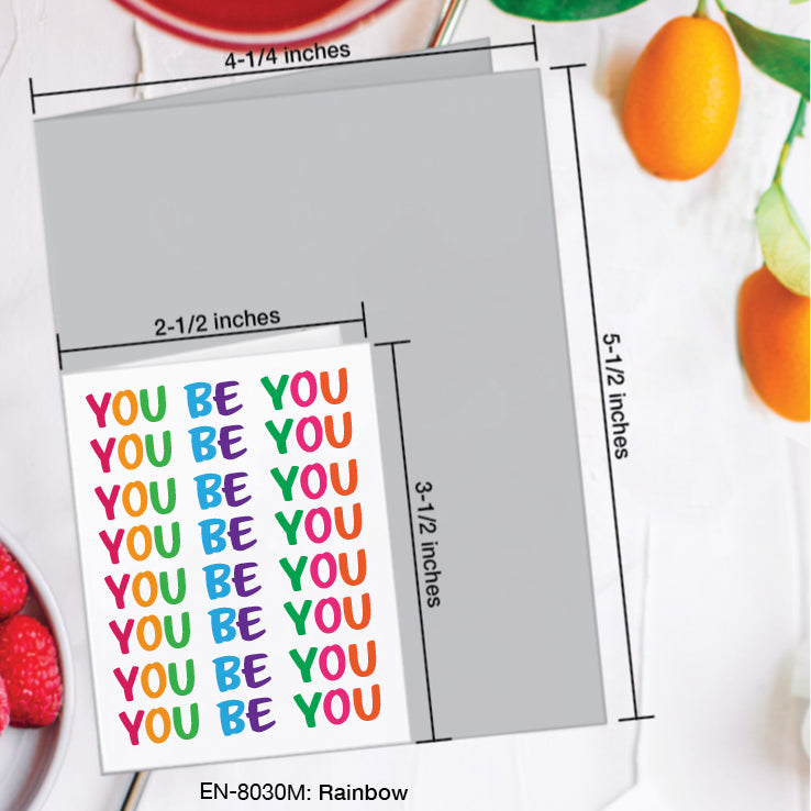 Rainbow, Greeting Card (#8030M)