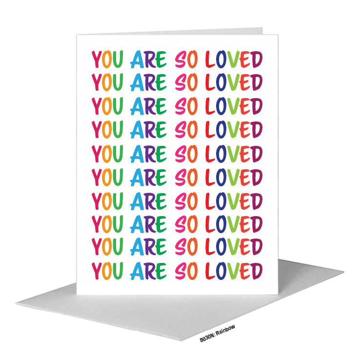 Rainbow, Greeting Card (#8030N)