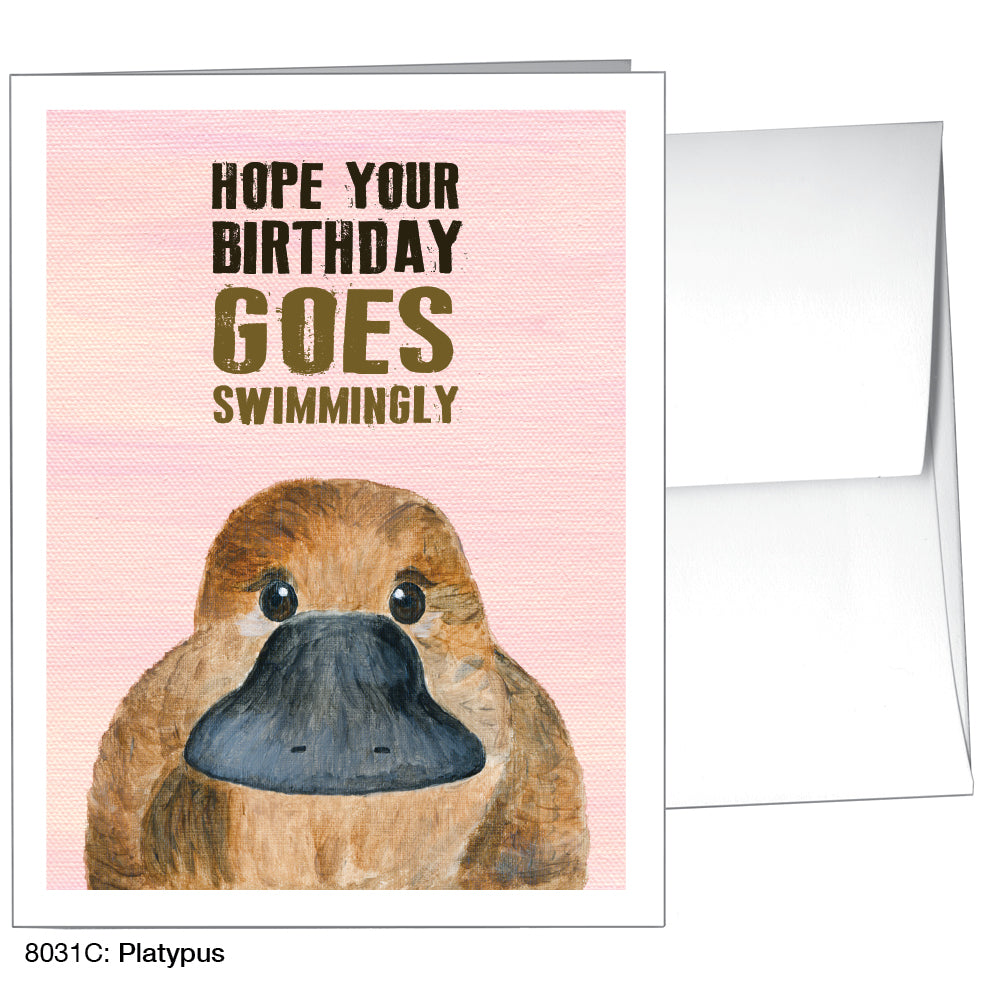 Platypus, Greeting Card (8031C)