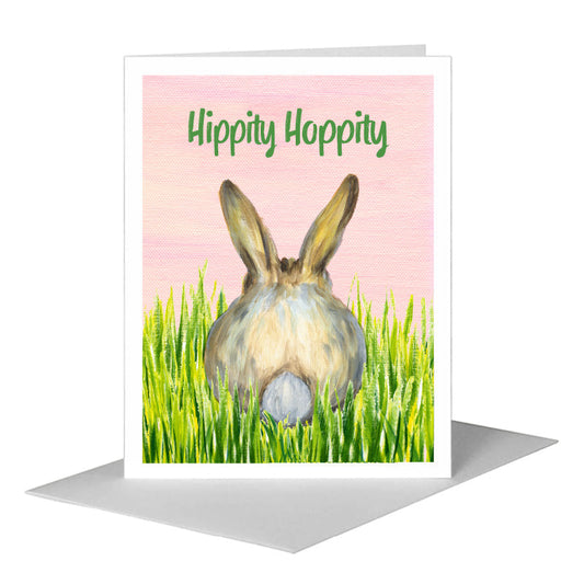 Cottontail, Greeting Card (#8033B) A2 Card Front, www.printedcanvas.com