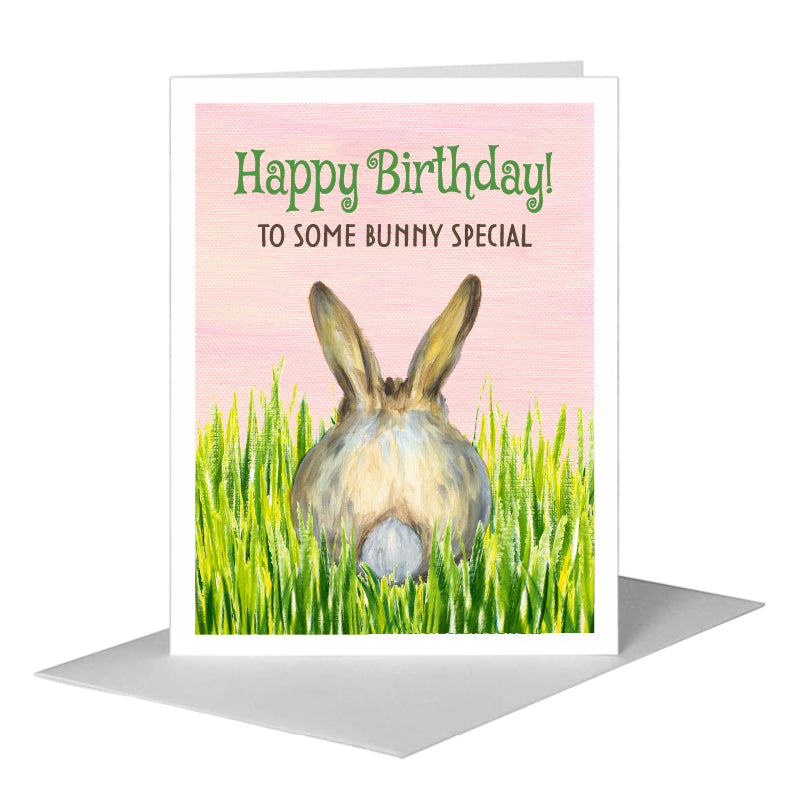 Cottontail, Greeting Card (#8033C) A2 Card Front, www.printedcanvas.com
