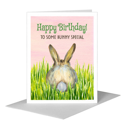 Cottontail, Greeting Card (#8033C) A2 Card Front, www.printedcanvas.com