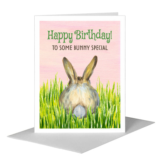 Cottontail, Greeting Card (#8033C) A2 Card Front, www.printedcanvas.com