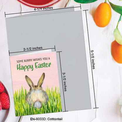 Cottontail, Greeting Card (8033D), Enclosure, www.printedcanvas.com