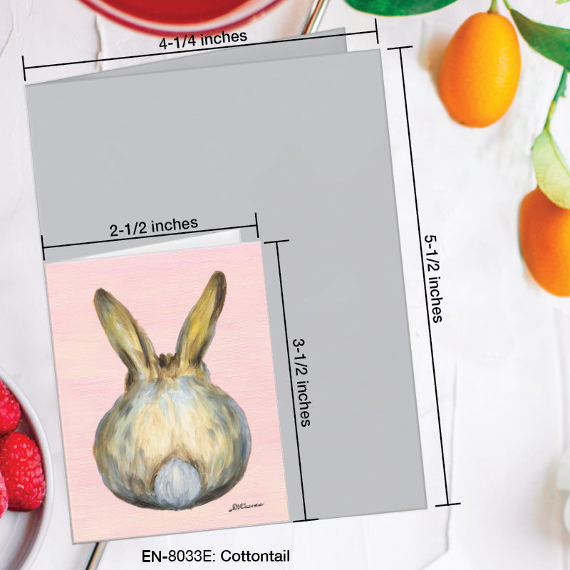 Cottontail, Greeting Card (8033E), Enclosure Card, www.printedcanvas.com