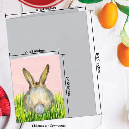 Cottontail, Greeting Card (8033F), Enclosure Card, www.printedcanvas.com