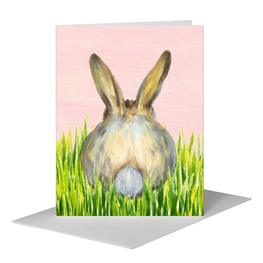 Cottontail, Greeting Card (#8033F) A2 Card Front, www.printedcanvas.com