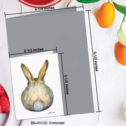 Cottontail, Greeting Card (8033G), Enclosure Card, www.printedcanvas.com