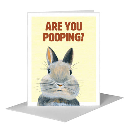 Rabbit Whiskers, Greeting Card (#8034C), A2 Card Front, www.printedcanvas.com