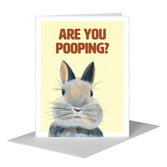 Rabbit Whiskers, Greeting Card (#8034C) A2 Card Front, www.printedcanvas.com