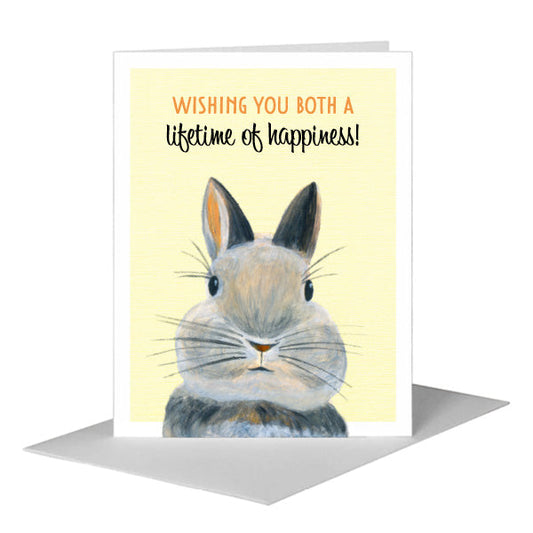 Rabbit Whiskers, Greeting Card (#8034E) A2 Card Front, www.printedcanvas.com