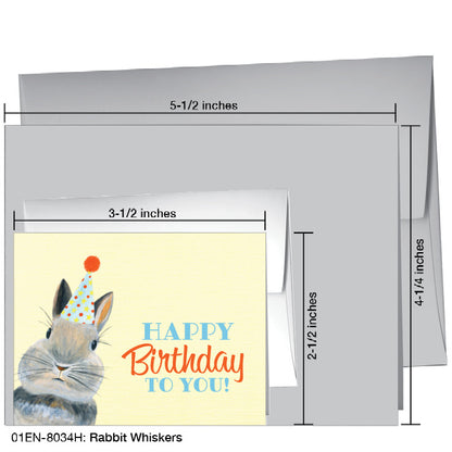Rabbit Whiskers, Greeting Card (8034H), Enclosure Card, printedcanvas.com