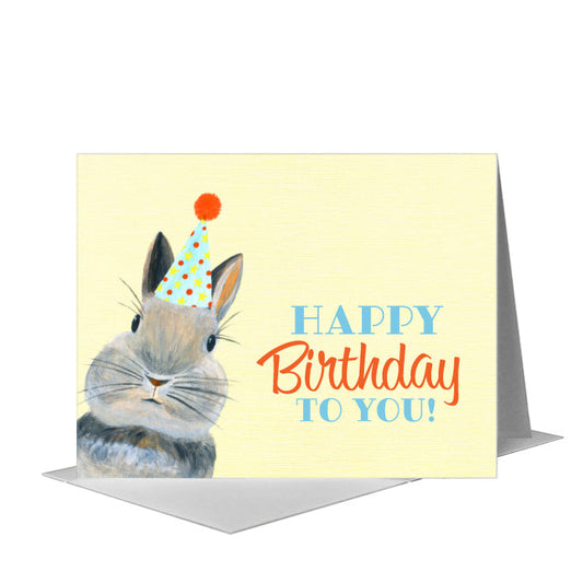 Rabbit Whiskers, Greeting Card (#8034H) A2 Card Front, www.printedcanvas.com