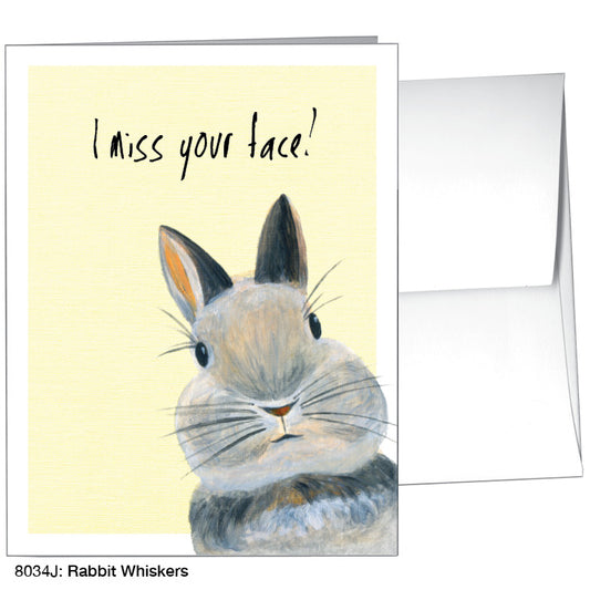 Rabbit Whiskers, Greeting Card (8034J), A2 Card Front, www.printedcanvas.com