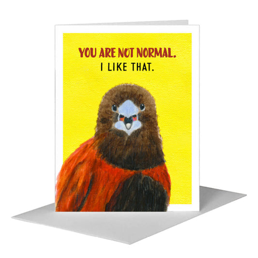 Yell, Greeting Card (#8035B) A2 Card Front, www.printedcanvas.com