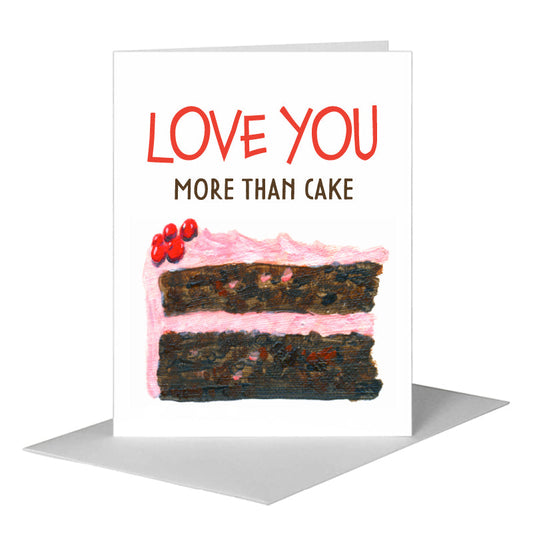 Yummy Slice, Greeting Card (#8039B) A2 Card Front, www.printedcanvas.com