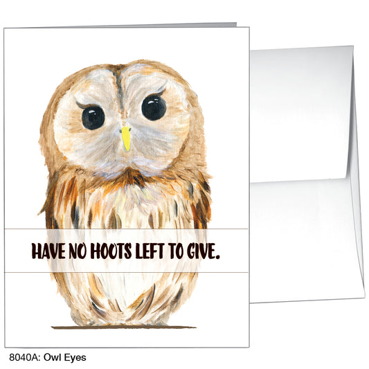Owl Eyes, Greeting Card (8040A)