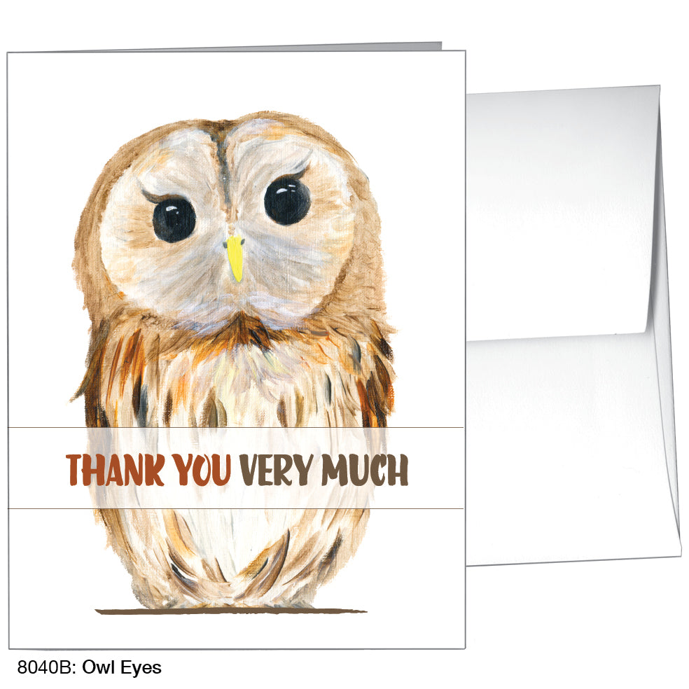 Owl Eyes, Greeting Card (8040B)