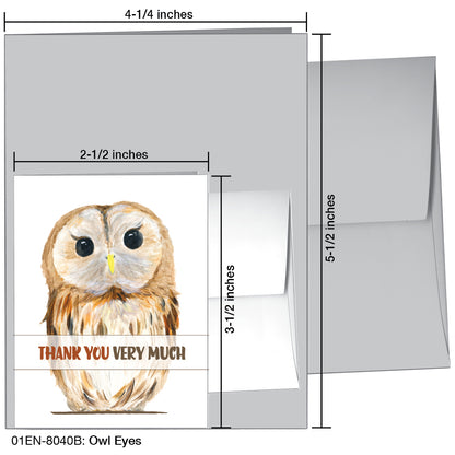 Owl Eyes, Greeting Card (8040B)