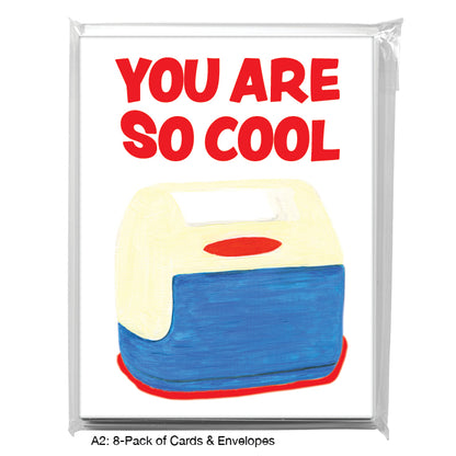 Cooler, Greeting Card (8044B), 8-Pack, www.printedcanvas.com