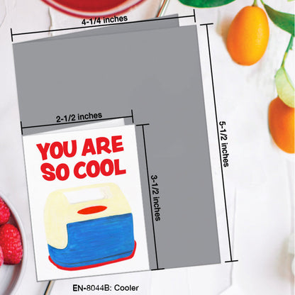Cooler, Greeting Card (8044B), Enclosure Card, www.printedcanvas.com