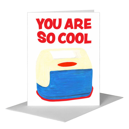 Cooler, Greeting Card (#8044B) A2 Card Front, www.printedcanvas.com