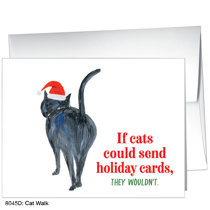 Cat Walk, Greeting Card (#8045D)