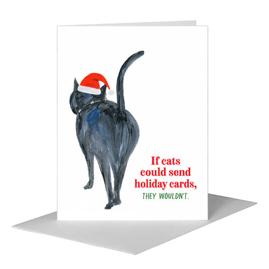 Cat Walk, Greeting Card (#8045DA) A2 Card Front, www.printedcanvas.com