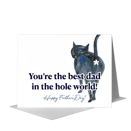 Cat Walk, Greeting Card (#8045J) A2 Card Front, www.printedcanvas.com