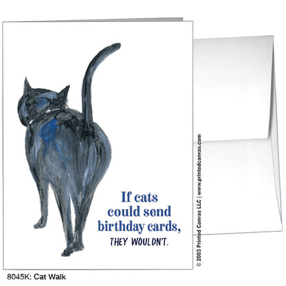 Cat Walk, Greeting Card (#8045K)