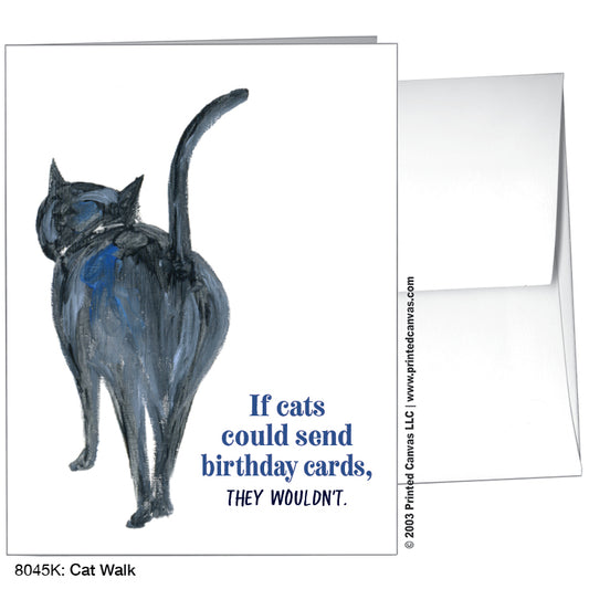 Cat Walk, Greeting Card (#8045K)