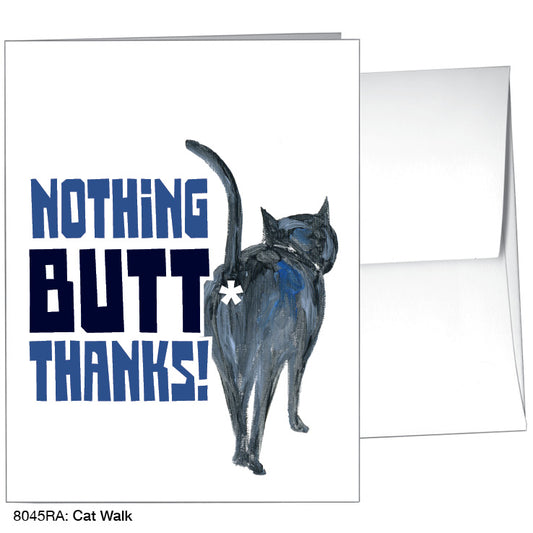 Cat Walk, Greeting Card (8045RA), A2 Card Front, www.printedcanvas.com