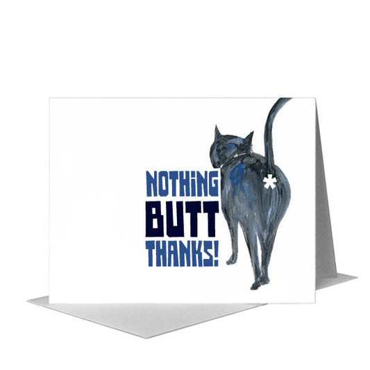Cat Walk, Greeting Card (#8045R) A2 Card Front, www.printedcanvas.com