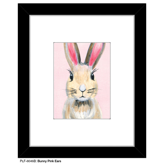 Bunny Pink Ears, Print (#8046B)