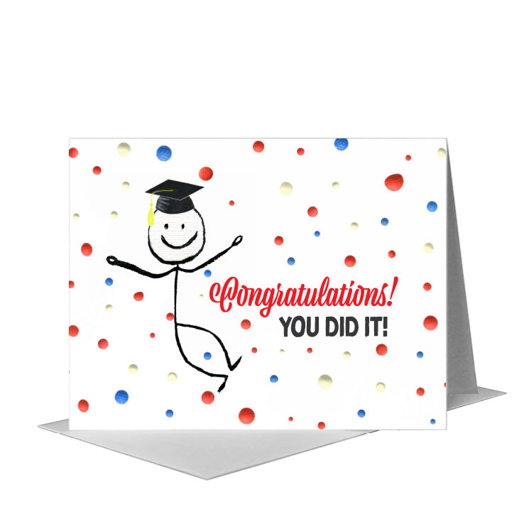 Stick Figures, Greeting Card (#8047RB), A2 Card Front, www.printedcanvas.com