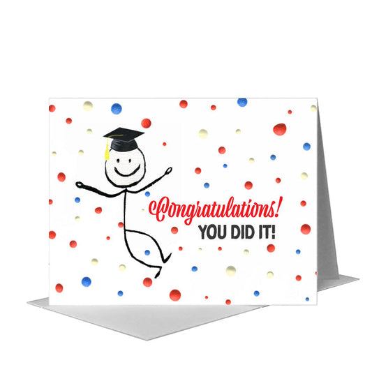 Stick Figures, Greeting Card (#8047RB) A2 Card Front, www.printedcanvas.com