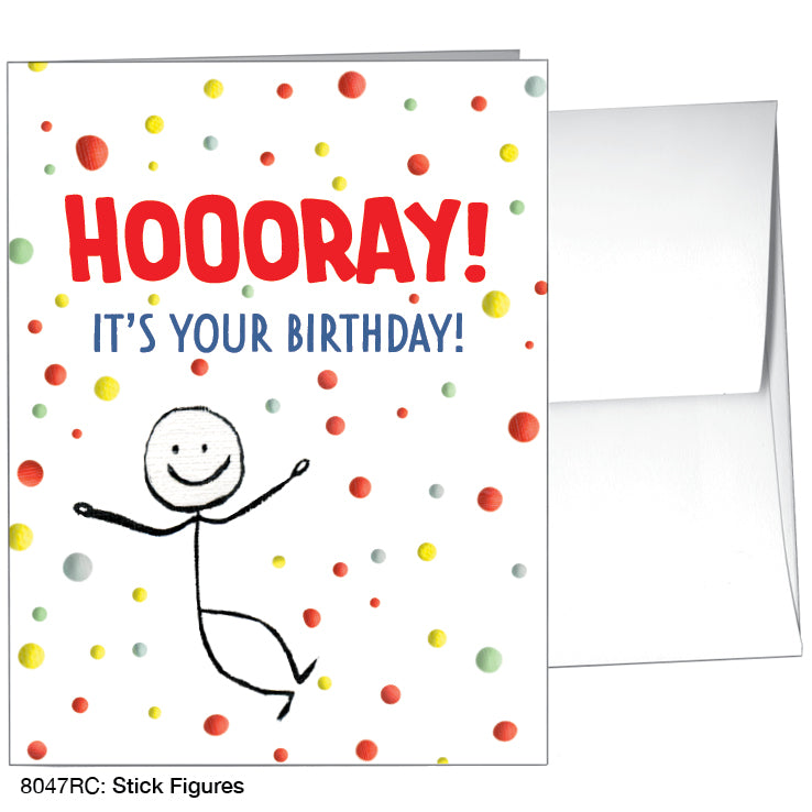 Stick Figures, Greeting Card (#8047RC)