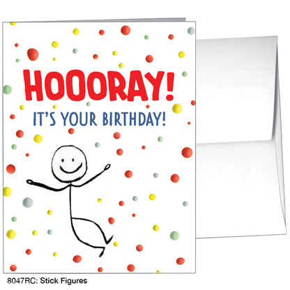 Stick Figures, Greeting Card (#8047RC)