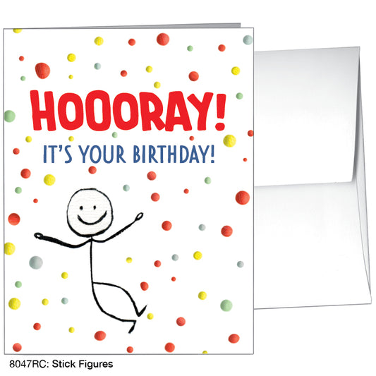 Stick Figures, Greeting Card (#8047RC)