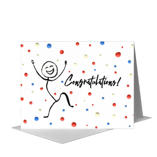 Stick Figures, Greeting Card (#8047UA) A2 Card Front, www.printedcanvas.com