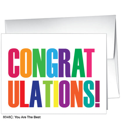 You Are the Best, Greeting Card (8048C), A2 Card Front, www.printedcanvas.com